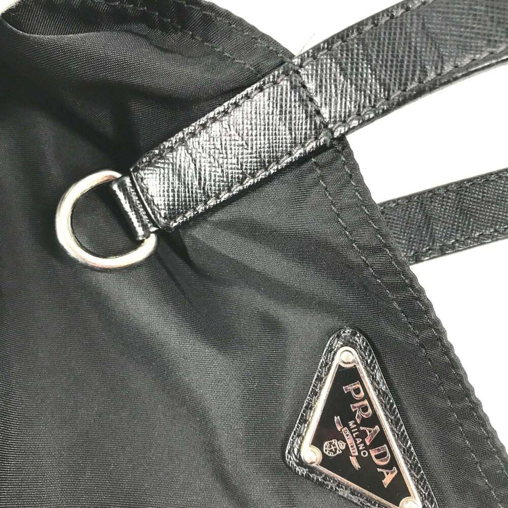 PRADA Black Leather Shoulder Bag - Picture 9 of 13